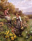 Gossips by Daniel Ridgway Knight